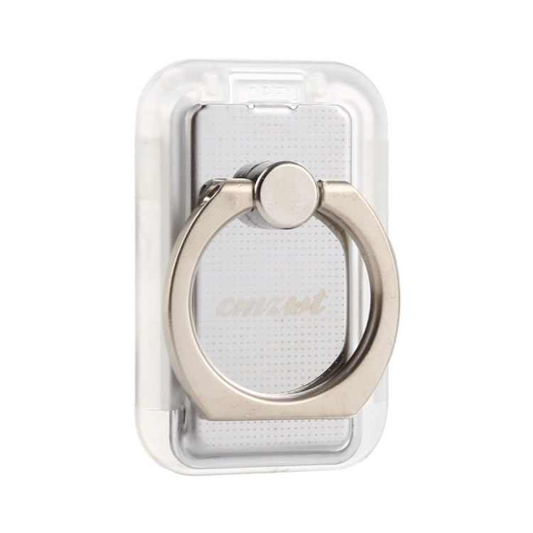 CPS-013 360 Degrees Rotate Freely Removable Magnetic Ring Stand Phone Holder, Support Wireless Charging(Silver) - Ring Holder by PMC Jewellery | Online Shopping South Africa | PMC Jewellery