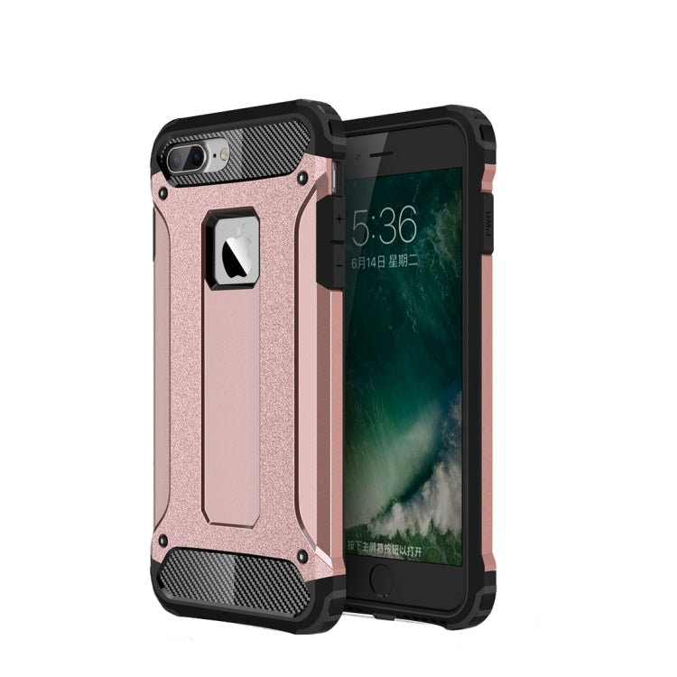For iPhone 7 Plus Magic Armor TPU + PC Combination Case(Rose Gold) - free shipping - PMC TechLife - Order now!