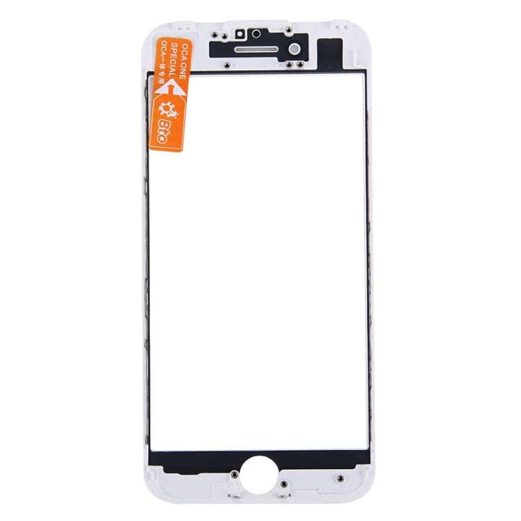 Front Screen Outer Glass Lens with Front LCD Screen Bezel Frame & OCA Optically Clear Adhesive for iPhone 7 Plus(White) - free shipping - PMC TechLife - Order now!