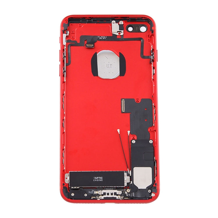 for iPhone 7 Plus Battery Back Cover Assembly with Card Tray(Red) - Back Cover by PMC Jewellery | Online Shopping South Africa | PMC Jewellery