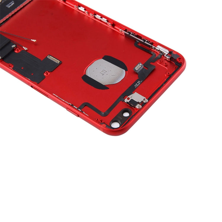for iPhone 7 Plus Battery Back Cover Assembly with Card Tray(Red) - Back Cover by PMC TechLife | Online Shopping South Africa | PMC TechLife