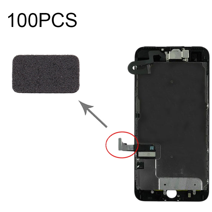 100 PCS LCD Display Flex Cable Cotton Pads for iPhone 7 Plus - free shipping - PMC TechLife - Order now!