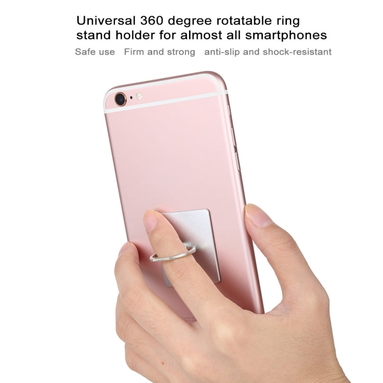 100 PCS Universal Finger Ring Mobile Phone Holder Stand(Silver) - Ring Holder by PMC TechLife | Online Shopping South Africa | PMC TechLife