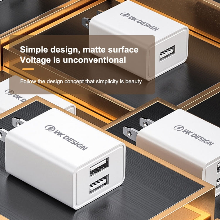 WK WP-U118 10W Single USB Port Travel Charger Power Adapter, EU Plug - free shipping - PMC TechLife - Order now!
