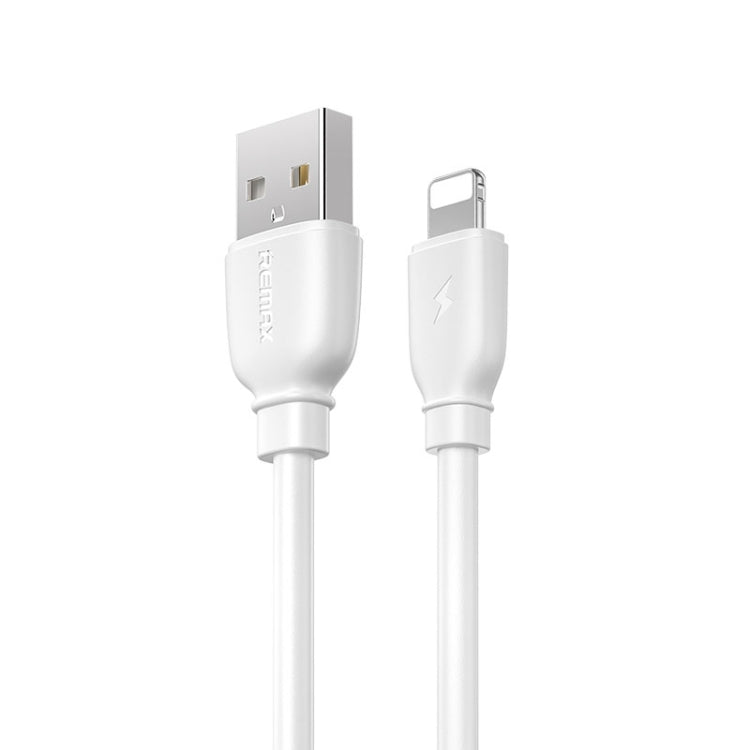 REMAX RC-138i 2.4A USB to 8 Pin Suji Pro Fast Charging Data Cable, Cable Length: 1m (White) - Normal Style Cable by REMAX | Online Shopping South Africa | PMC TechLife | Buy Now Pay Later Mobicred