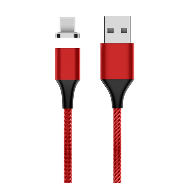 M11 5A USB to 8 Pin Nylon Braided Magnetic Data Cable, Cable Length: 2m (Red) - Charging Cable & Head by PMC TechLife | Online Shopping South Africa | PMC TechLife