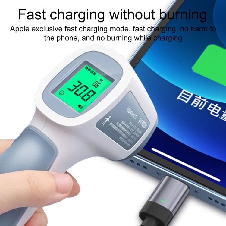 27W USB-C / Type-C to 8 Pin Fast Charging Magnetic Data Cable, Style: 1m Cable + Magnetic Head - Charging Cable & Head by PMC TechLife | Online Shopping South Africa | PMC TechLife