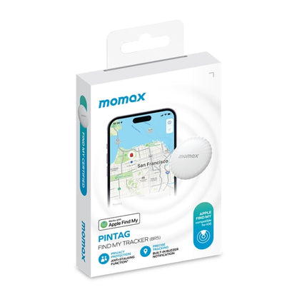 MOMAX PINTAG BR5 Wireless Positioning Anti-lost Device(White) - Anti-lost Alarm by MOMAX | Online Shopping South Africa | PMC Jewellery