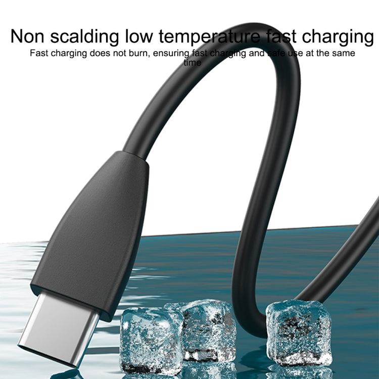 IVON CA87 USB to 8 Pin TPE Fast Charge Data Cable, Cable Length: 1m(Black) - Normal Style Cable by IVON | Online Shopping South Africa | PMC Jewellery