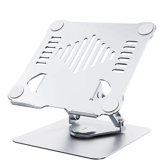 R-JUST HZ39 Triangular Swivel Lift Laptop Stand (Silver) - MacBook Holder by R-JUST | Online Shopping South Africa | PMC Jewellery