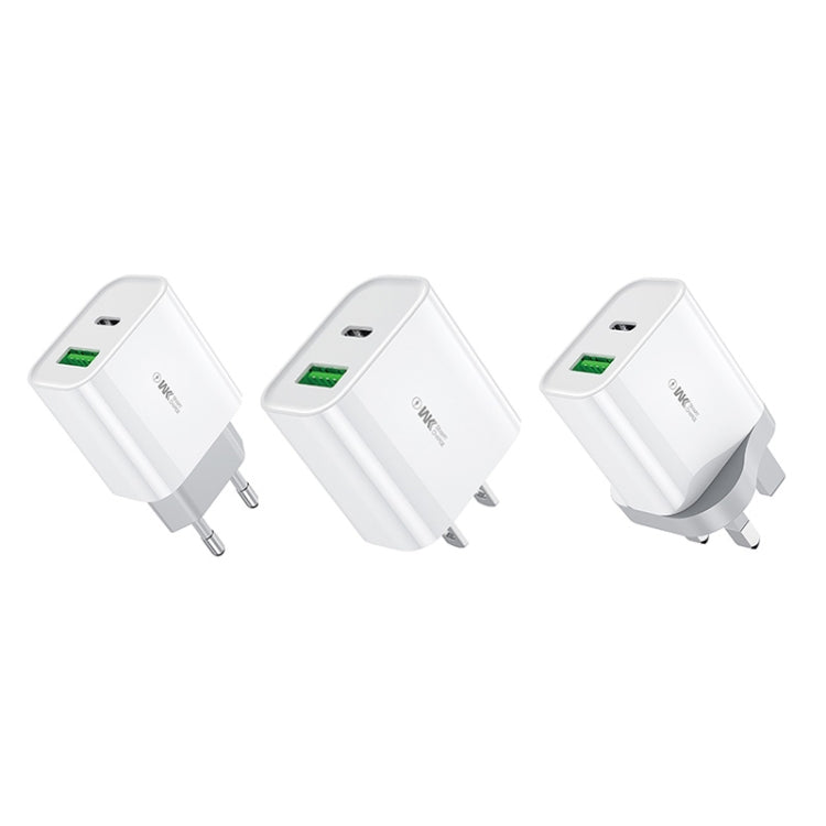 WK WP-U53 QC3.0 Charger 20W USB Type-C Maxspeed PD Fast Charger(UK Plug) - free shipping - PMC TechLife - Order now!