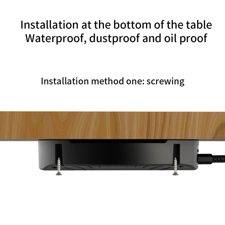 T16 10W Long-distance Air-tight Magnetic Wireless Charger for Desktops Within 30mm Thickness - Wireless Charger by PMC TechLife | Online Shopping South Africa | PMC TechLife