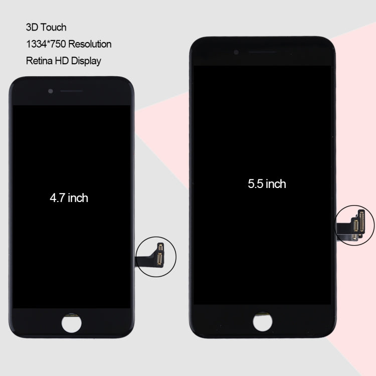Original LCD Screen for iPhone 8 Plus with Digitizer Full Assembly(Black) - free shipping - PMC TechLife - Order now!