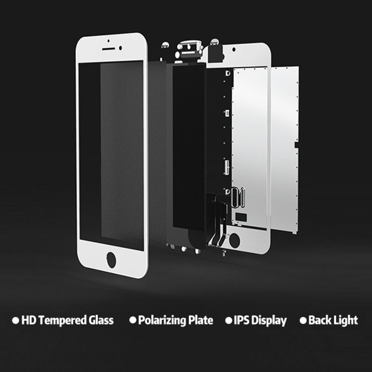 Original LCD Screen for iPhone 8 Plus with Digitizer Full Assembly(White) - free shipping - PMC TechLife - Order now!
