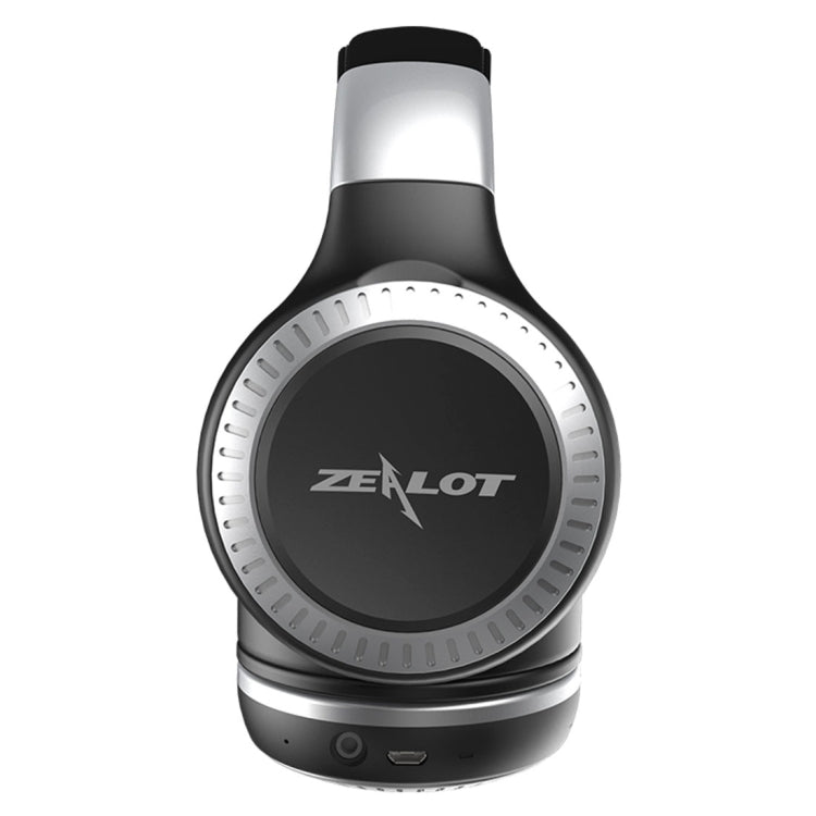 ZEALOT B20 Stereo Wired Wireless Bluetooth 4.0 Subwoofer Headset with 3.5mm Universal Audio Cable Jack & HD Microphone, For Mobile Phones & Tablets & Laptops(Silver) - Headset & Headphone by ZEALOT | Online Shopping South Africa | PMC Jewellery