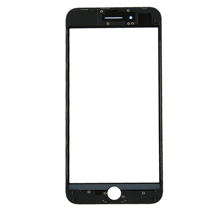 Front Screen Outer Glass Lens with Front LCD Screen Bezel Frame & OCA Optically Clear Adhesive for iPhone 8 Plus(Black) - free shipping - PMC TechLife - Order now!