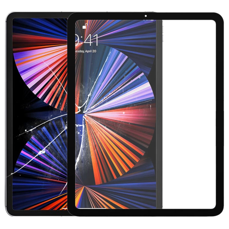 Front Screen Outer Glass Lens for iPad Pro 12.9 inch (2021) A2378 A2461 A2379 (Black) - free shipping - PMC TechLife - Order now!