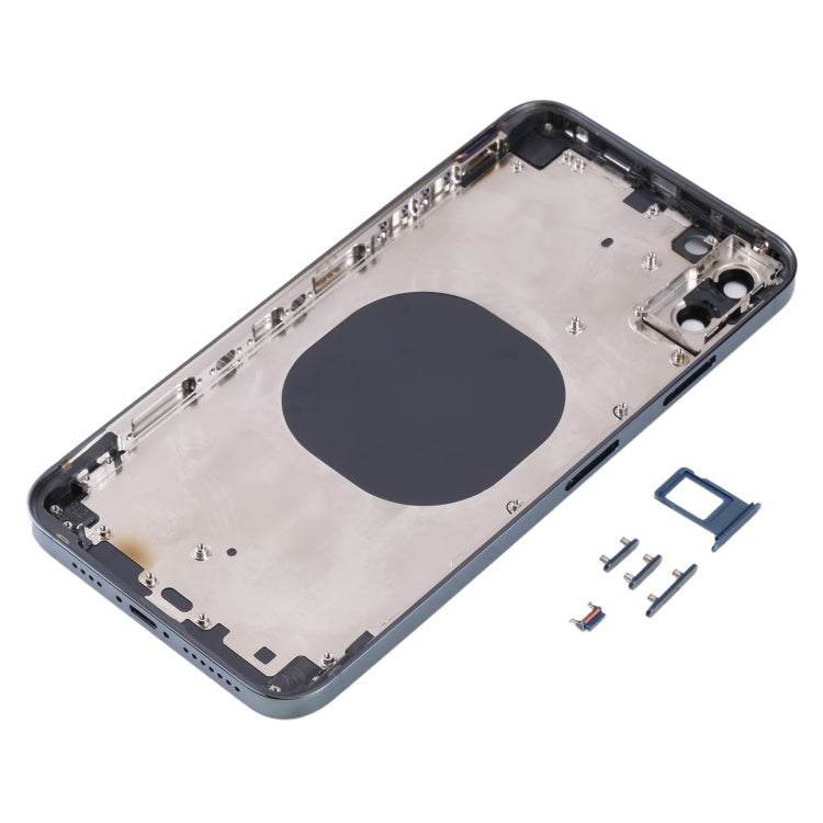 Back Housing Cover with Appearance Imitation of iP13 Pro Max for iPhone XS Max(Green) - Back Cover by PMC TechLife | Online Shopping South Africa | PMC TechLife | Buy Now Pay Later Mobicred