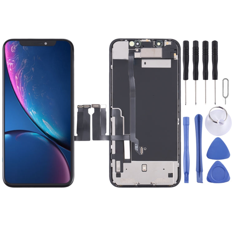 Original LCD Screen for iPhone XR Digitizer Full Assembly with Earpiece Speaker Flex Cable - LCD Related Parts by PMC Jewellery | Online Shopping South Africa | PMC Jewellery