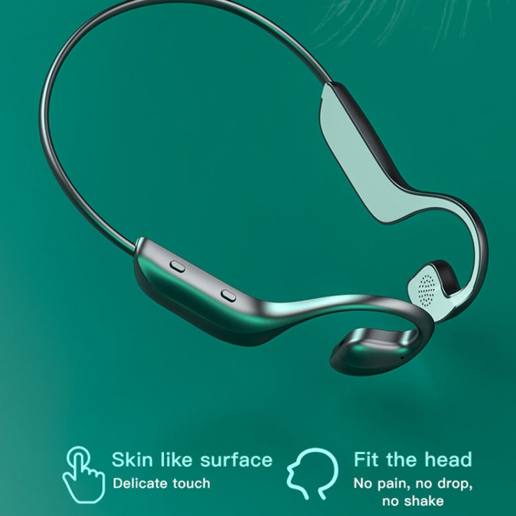 G100 Bluetooth 5.0 Wireless Ear-mounted Sports Waterproof Bone Conduction Earphone (Black) - Neck-mounted Earphone by PMC TechLife | Online Shopping South Africa | PMC TechLife