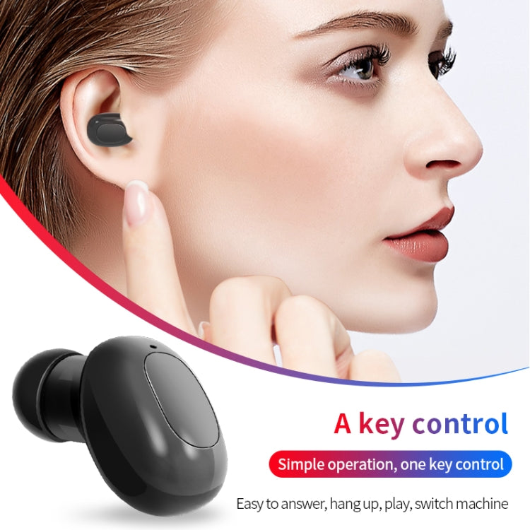 A10 TWS Space Capsule Shape Wireless Bluetooth Earphone with Magnetic Charging Box & Lanyard, Support HD Call & Automatic Pairing Bluetooth(White) - TWS Earphone by PMC TechLife | Online Shopping South Africa | PMC TechLife