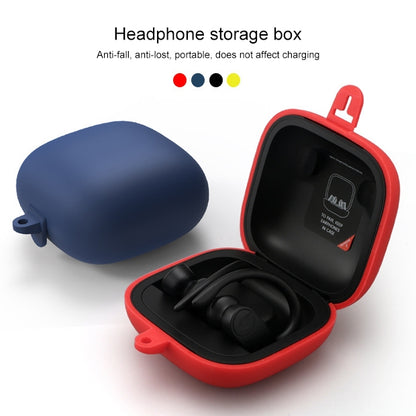 Solid Color Silicone Wireless Bluetooth Earphone Protective Case for Beats Powerbeats Pro(Grey) - Other Case by PMC Jewellery | Online Shopping South Africa | PMC Jewellery