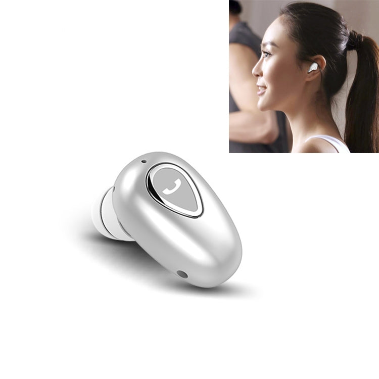 YX01 Sweatproof Bluetooth 4.1 Wireless Bluetooth Earphone, Support Memory Connection & HD Call (Silver) - Bluetooth Earphone by PMC TechLife | Online Shopping South Africa | PMC TechLife