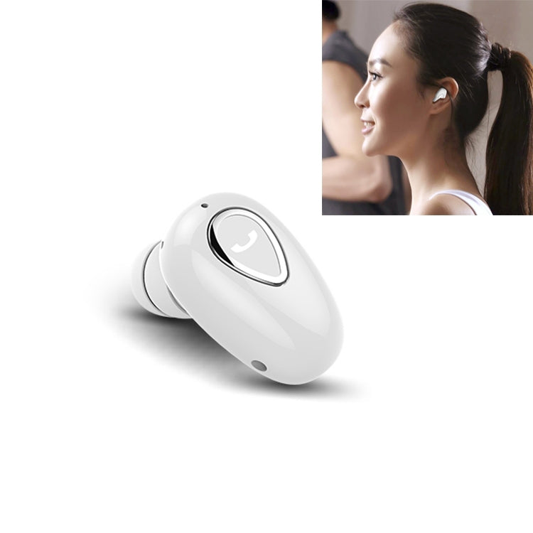 YX01 Sweatproof Bluetooth 4.1 Wireless Bluetooth Earphone, Support Memory Connection & HD Call (White) - Bluetooth Earphone by PMC TechLife | Online Shopping South Africa | PMC TechLife