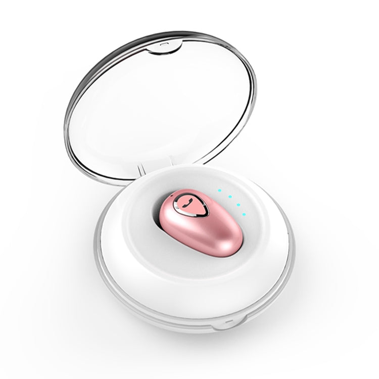 YX01 Sweatproof Bluetooth 4.1 Wireless Bluetooth Earphone with Charging Box, Support Memory Connection & HD Call(Rose Gold) - Bluetooth Earphone by PMC TechLife | Online Shopping South Africa | PMC TechLife