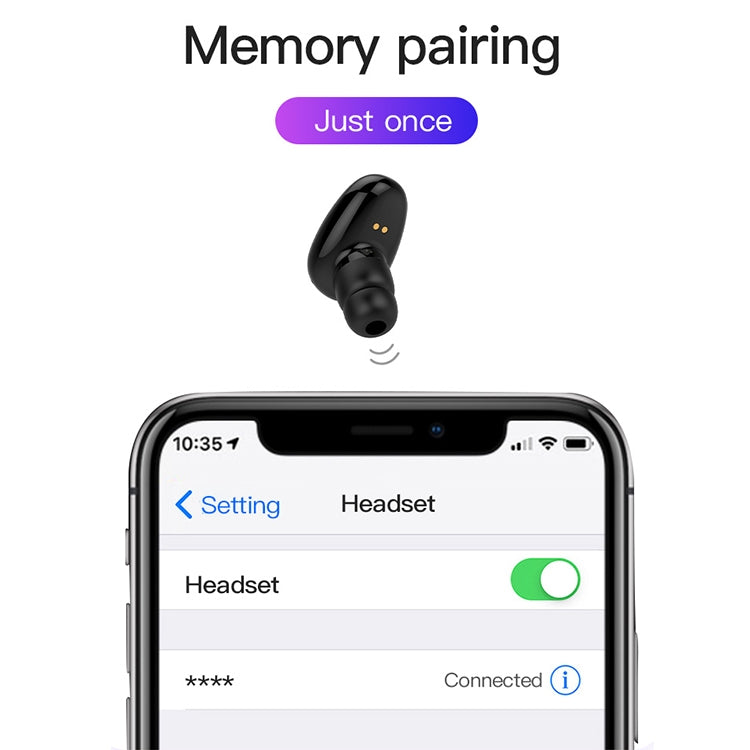 YX01 Sweatproof Bluetooth 4.1 Wireless Bluetooth Earphone with Charging Box, Support Memory Connection & HD Call(Rose Gold) - Bluetooth Earphone by PMC TechLife | Online Shopping South Africa | PMC TechLife