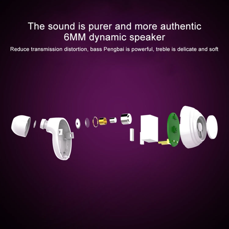 ZEALOT H19 TWS Bluetooth 5.0 Touch Wireless Bluetooth Earphone with Magnetic Charging Box, Support HD Call & Bluetooth Automatic Connection(White) - TWS Earphone by ZEALOT | Online Shopping South Africa | PMC TechLife | Buy Now Pay Later Mobicred