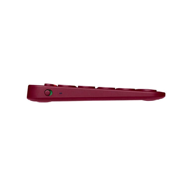 Logitech K380 Portable Multi-Device Wireless Bluetooth Keyboard (Red) - free shipping - PMC TechLife - Order now!