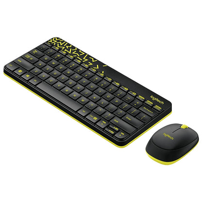 Logitech MK240 Nano Wireless Keyboard and Mouse Set(Black) - Wireless Keyboard by Logitech | Online Shopping South Africa | PMC Jewellery | Buy Now Pay Later Mobicred