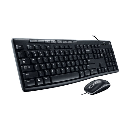 Logitech MK200 Wired Keyboard Mouse Set - Wired Keyboard by Logitech | Online Shopping South Africa | PMC Jewellery