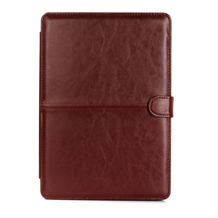 For Macbook Pro 15.4 inch Laptop Crazy Horse Texture Horizontal Flip Leather Case (Brown) - MacBook Pro Cases by PMC TechLife | Online Shopping South Africa | PMC TechLife