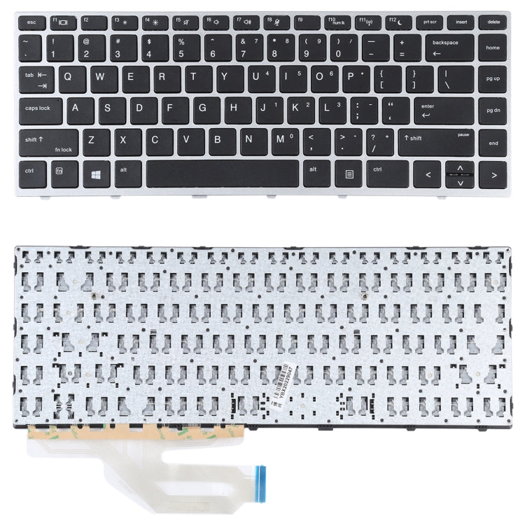 For HP Probook 430 G5 440 G45 445 G5 US Version Keyboard (Silver) - Replacement Keyboards by PMC TechLife | Online Shopping South Africa | PMC TechLife