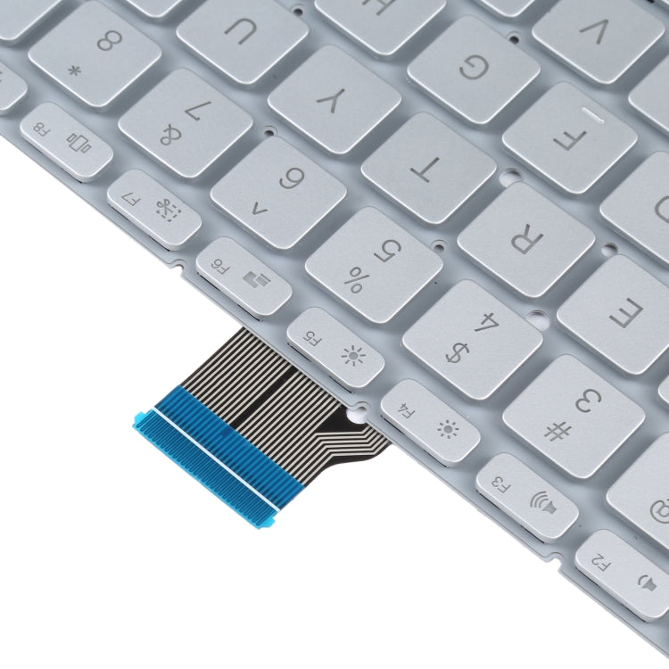 For Xiaomi Mi Notebook Air 12.5 US Version Keyboard with Backlight (Silver) - Replacement Keyboards by PMC TechLife | Online Shopping South Africa | PMC TechLife | Buy Now Pay Later Mobicred