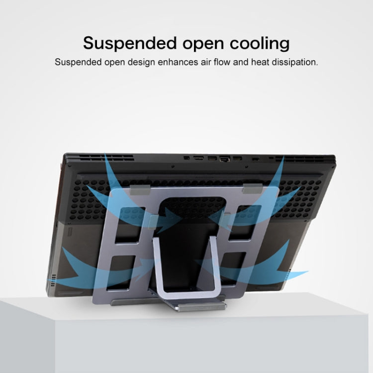 Lenovo Z2 LEGION Aluminum Alloy Laptop Cooling Bracket Heat Dissipation Holder for Y7000 / Y7000P / Y9000K(Grey) - Laptop Stand by Lenovo | Online Shopping South Africa | PMC Jewellery | Buy Now Pay Later Mobicred