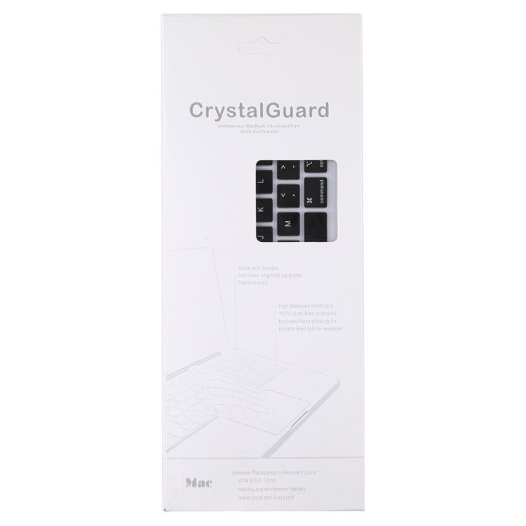 Dustproof Silicone Laptop Keyboard Protective Film for MacBook Pro 13.3 inch 2022 (Black) - Keyboard Protector by PMC TechLife | Online Shopping South Africa | PMC TechLife