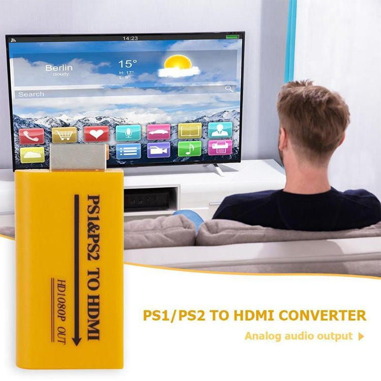 PS1/PS2 to HDMI HD 1080P Out - Converter by PMC TechLife | Online Shopping South Africa | PMC TechLife