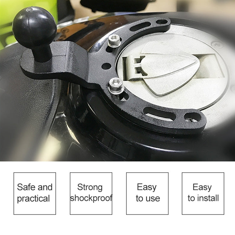 Motorcycle Fuel Tank Cap Mobile Phone Bracket Fixed Accessories Large Horseshoe Ball Head - free shipping - PMC TechLife - Order now!