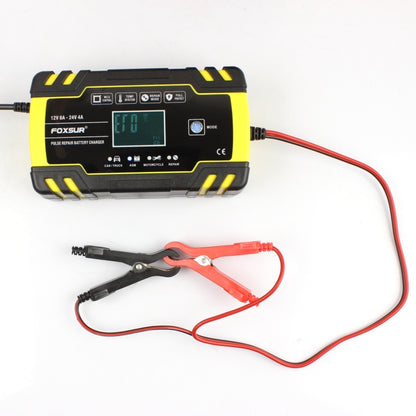 FOXSUR 12V-24V Car Motorcycle Truck ABS Repair Battery Charger AGM Charger, UK Plug - Battery Charger by FOXSUR | Online Shopping South Africa | PMC Jewellery | Buy Now Pay Later Mobicred