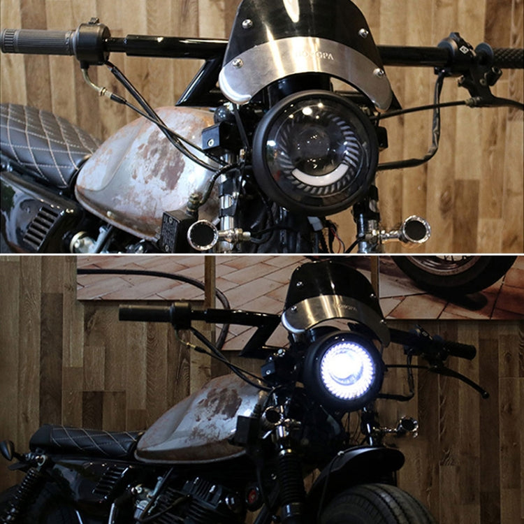 Motorcycle 5.75 inch Headlight Retro Lamp LED Light DC12V / 40W/ 6000K / 2800LM - Headlights by PMC TechLife | Online Shopping South Africa | PMC TechLife