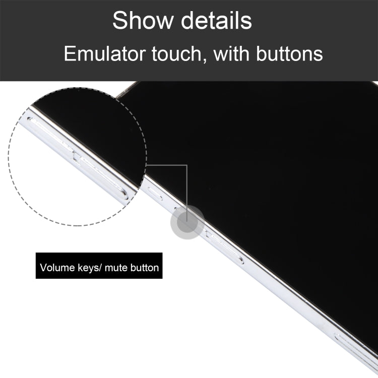 For iPhone 15 Ultra Black Screen Non-Working Fake Dummy Display Model (White) - For iPhone & iPad by PMC Jewellery | Online Shopping South Africa | PMC Jewellery