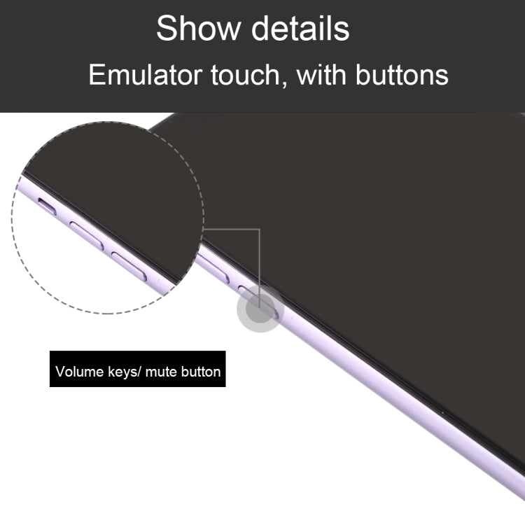 For iPhone 11 Black Screen Non-Working Fake Dummy Display Model (Purple) - For iPhone & iPad by PMC TechLife | Online Shopping South Africa | PMC TechLife