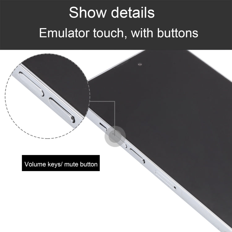For iPhone 14 Pro Max Black Screen Non-Working Fake Dummy Display Model(Silver) - For iPhone & iPad by PMC Jewellery | Online Shopping South Africa | PMC Jewellery