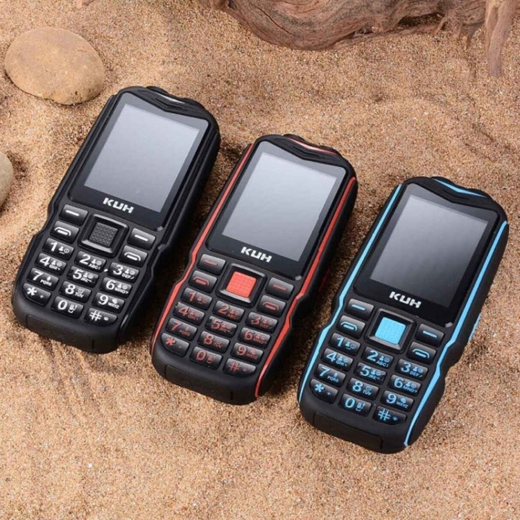 KUH T3 Rugged Phone, Dustproof Shockproof, MTK6261DA, 2400mAh Battery, 2.4 inch, Dual SIM(Black) - free shipping - PMC TechLife - Order now!