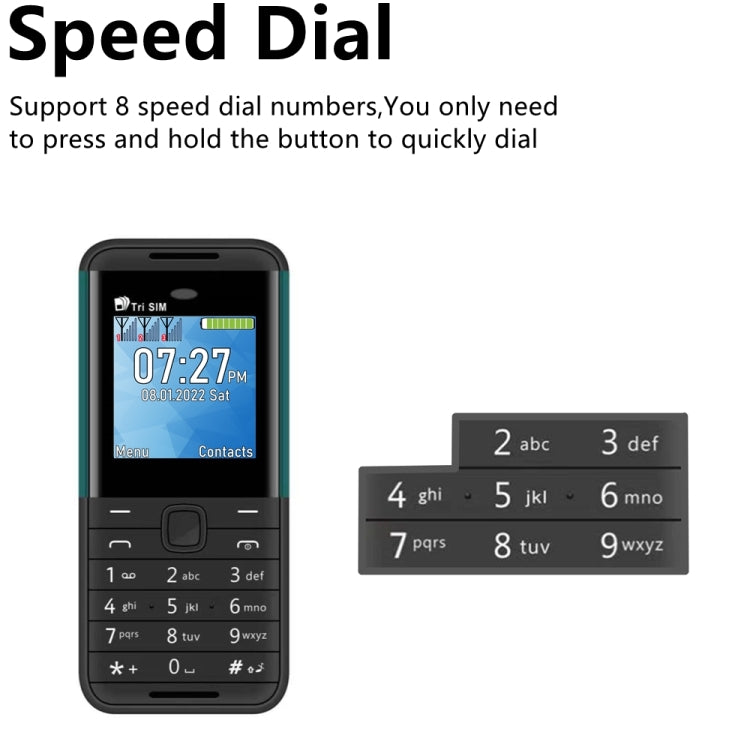 SERVO BM5310 Mini Mobile Phone, Russian Key, 1.33 inch, MTK6261D, 21 Keys, Support Bluetooth, FM, Magic Sound, Auto Call Record, GSM, Triple SIM (Yellow) - SERVO by SERVO | Online Shopping South Africa | PMC Jewellery