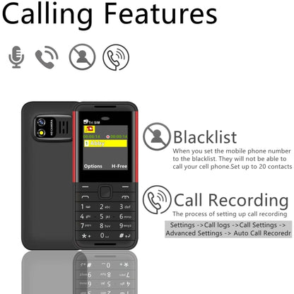 SERVO BM5310 Mini Mobile Phone, Russian Key, 1.33 inch, MTK6261D, 21 Keys, Support Bluetooth, FM, Magic Sound, Auto Call Record, GSM, Triple SIM (Yellow) - SERVO by SERVO | Online Shopping South Africa | PMC Jewellery