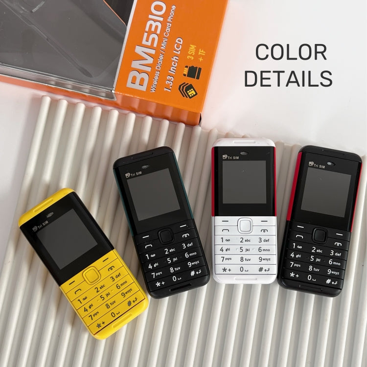 SERVO BM5310 Mini Mobile Phone, English Key, 1.33 inch, MTK6261D, 21 Keys, Support Bluetooth, FM, Magic Sound, Auto Call Record, GSM, Triple SIM (Black Red) - SERVO by SERVO | Online Shopping South Africa | PMC Jewellery